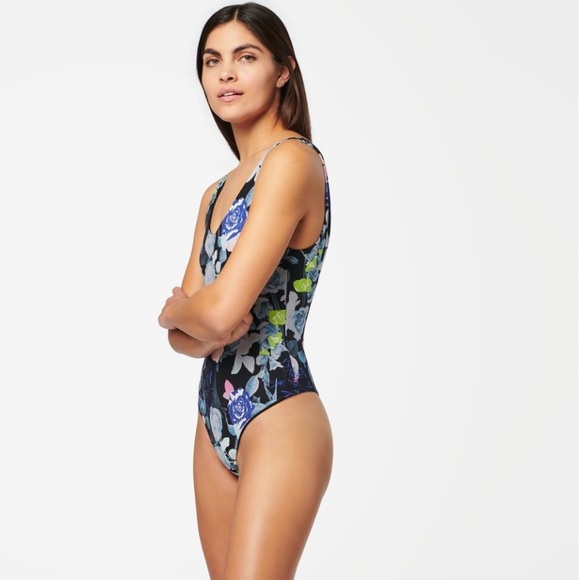 NWOT Stance Floral Thong Bodysuit - Picture 3 of 7